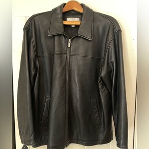 Chereskin Black Mens Leather Jacket